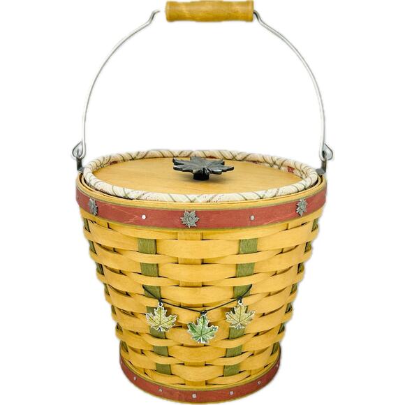 Longaberger Heritage Days Pail Basket 2003 Lid Liner Tie-On Protector Flyer - Picture 2 of 15